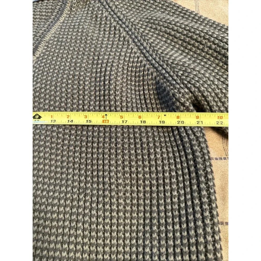 Vintage Jandy Place Bardon Inc Mens L 42-44 V-Neck Sweater Taiwan Green Brown